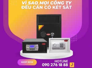Vì sao mọi công ty đều cần có két sắt tại văn phòng?
